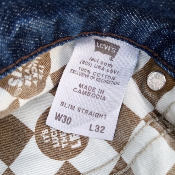 Levi's Floral Flare Leg Denim Jeans - Picture 7 of 7